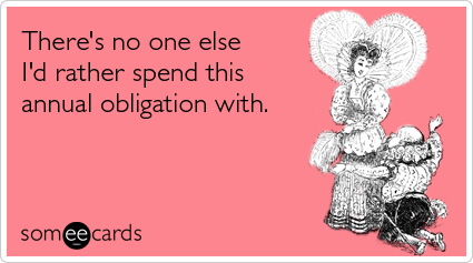 Annual Obligation - someecards